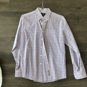 Jack Spade men’s blue and red checkered